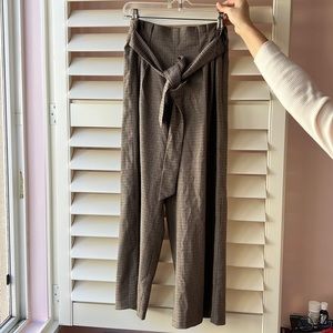 High Waist, Wide Leg Trousers